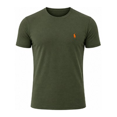 Camiseta verde-musgo