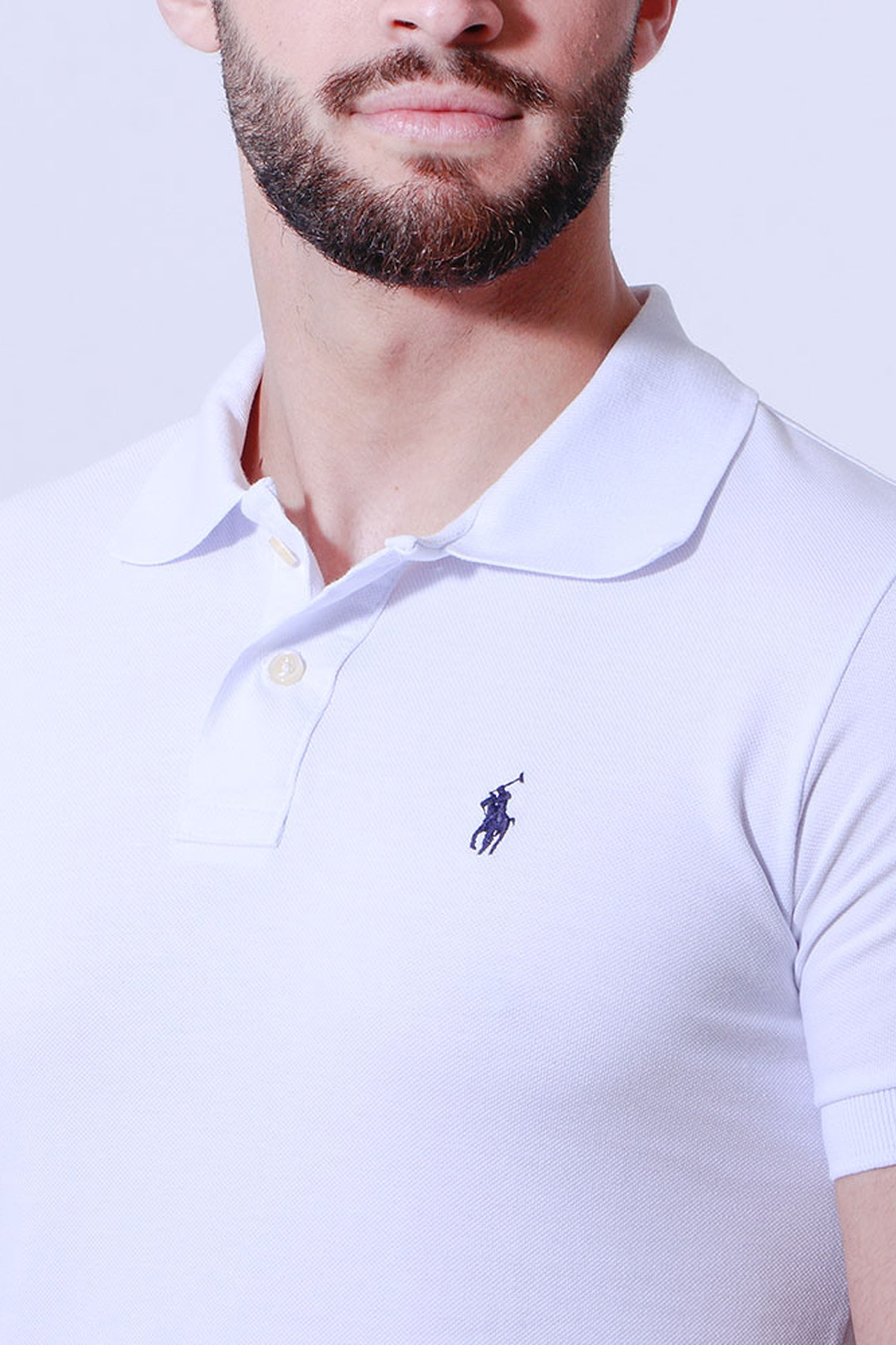 Polo Ralph Lauren Masculina Custom Slim Fit Piquet