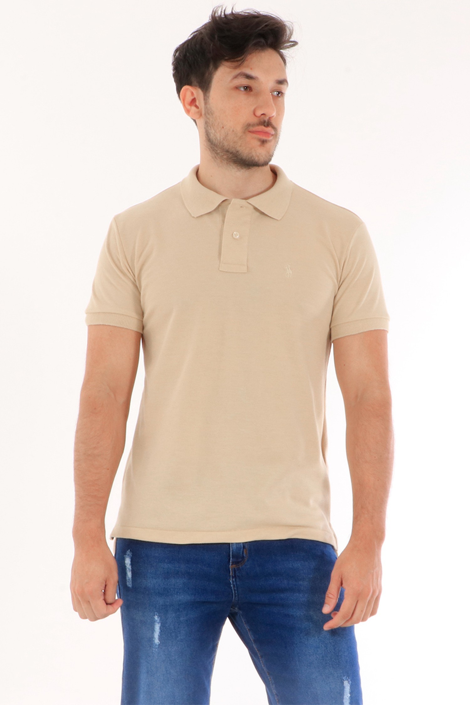 Polo Ralph Lauren Masculina Custom Slim Fit Piquet