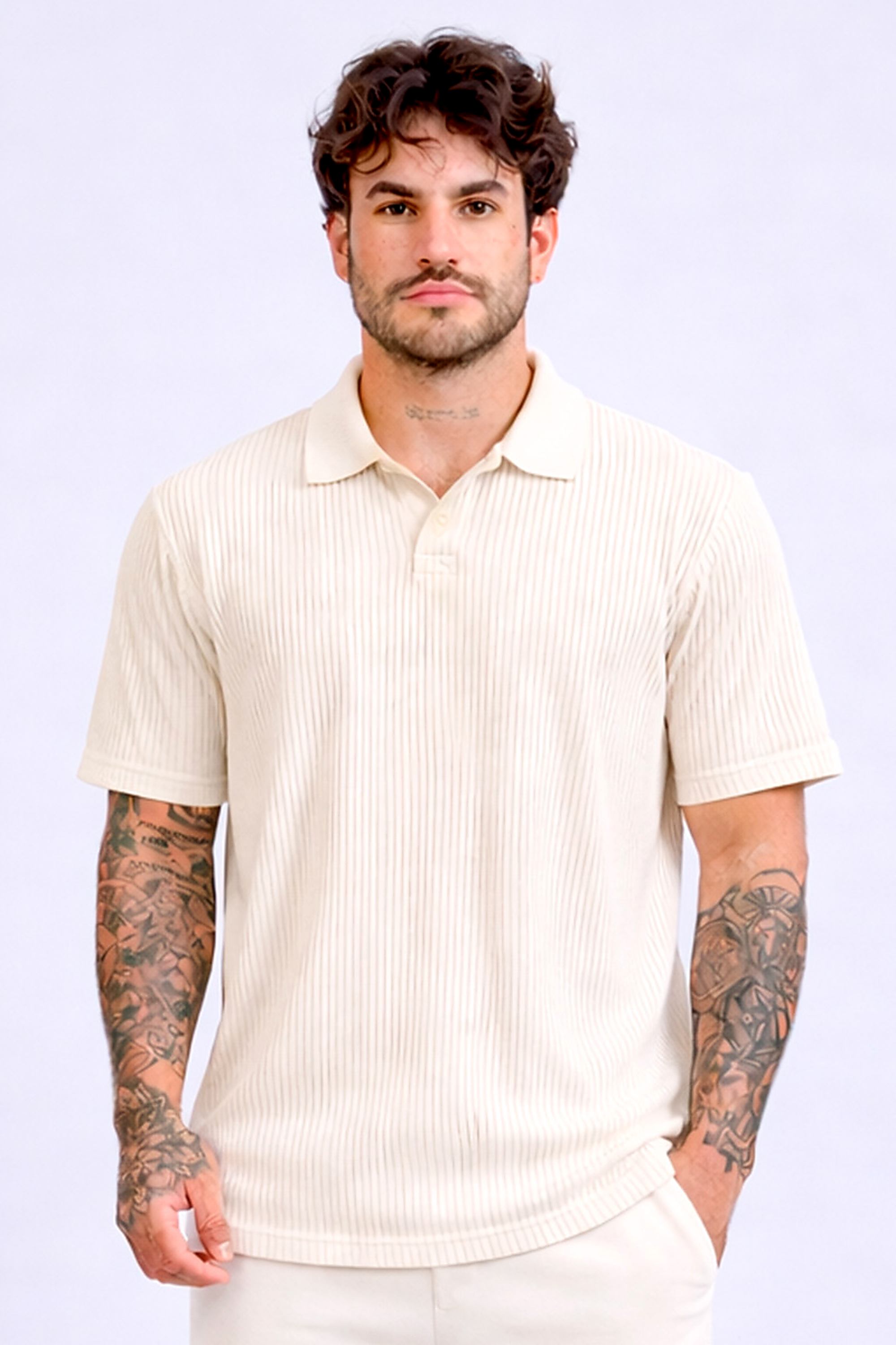 Polo Linear Off White | Outlet4u